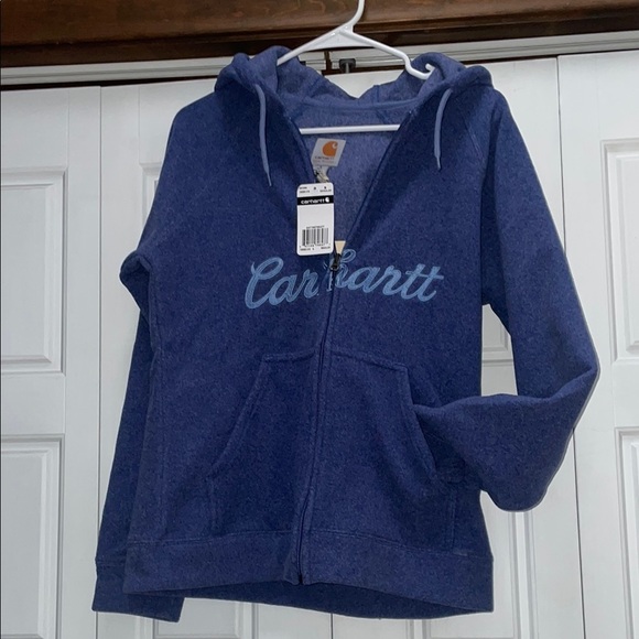 Carhartt Tops - Carhartt Women’s Blue Hoodie-Small